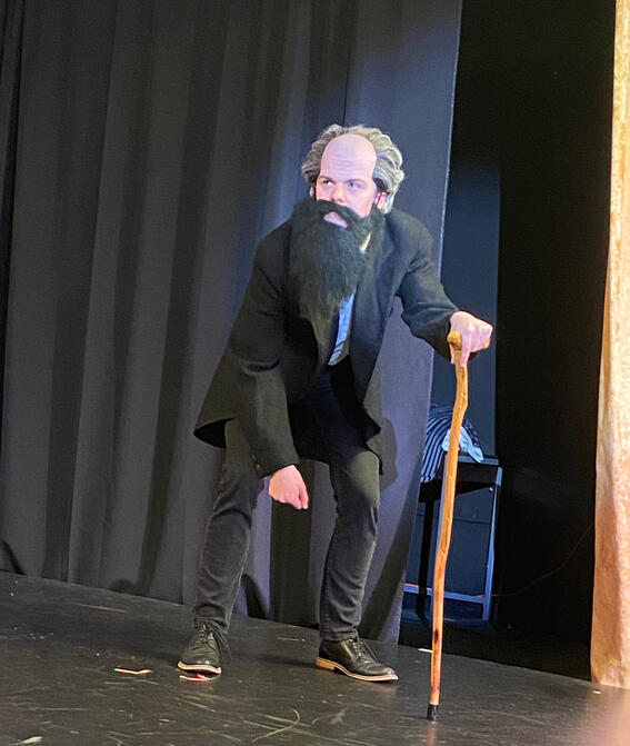 Cydric Poultry, "Sherlock Holmes and the Old Lodger", 2023